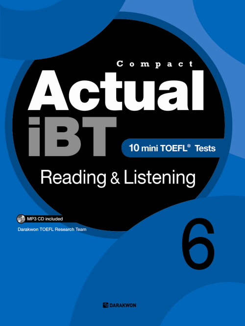 <span style='color:#13961a'> [MP3] </span> Compact Actual iBT Reading & Listening Book 6